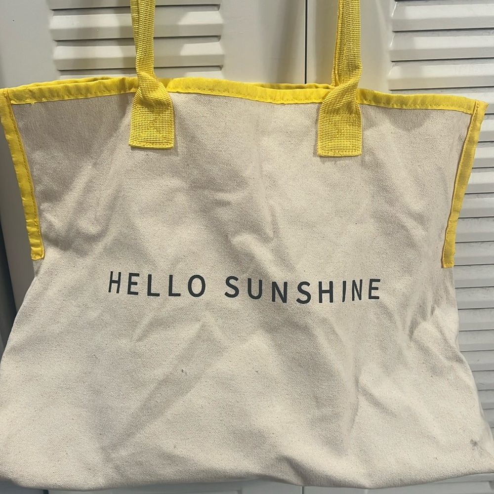 Hello sunshine medium tote